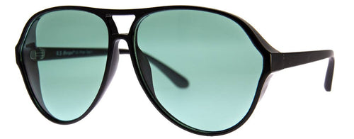 Captain Nemo - Sunglasses: Black/Green