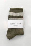 Her Varsity Socks Fern