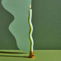 Wiggle Candles - Green (2 Pack) - 11" Vibrant Taper Candles