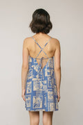 Tuscan Summer Scenic Print Dress
