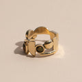 Shapes Ring: Brass / 7