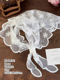 Retro Lace Floral Headscarf Bandana Women N6C004: A04