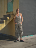 Slouchy Leopard Overalls