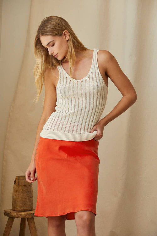 Poppy Bernice Cupro Skirt