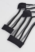 Stretch Stripe Mesh Socks