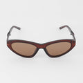 Minimal Tinted Cateye Sunglasses