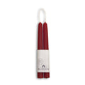 Beeswax Taper Candles – Dripless & Handmade in USA: Burgundy / 12"