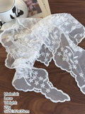Retro Lace Floral Headscarf Bandana Women N6C004: A04