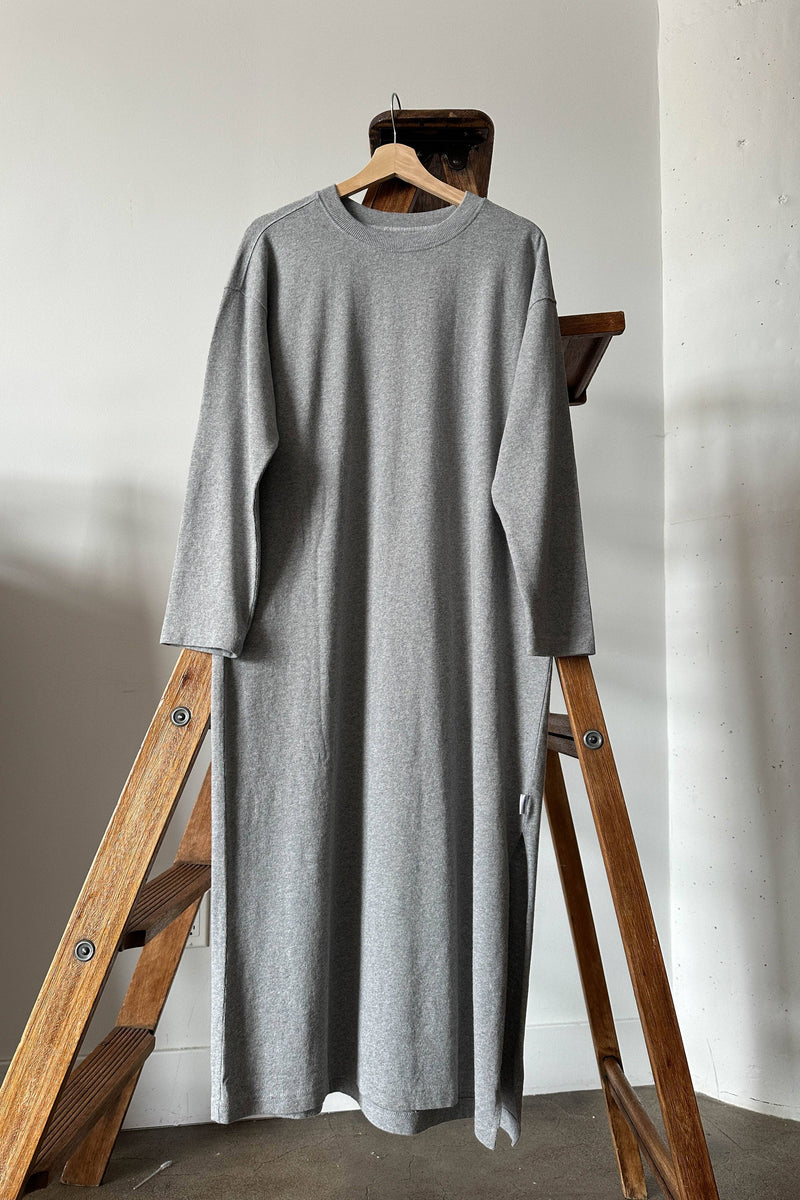 Sunday Dress- 100% Cotton Grey Dress