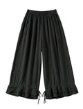 4029 WIDE COTTON PANTS WITH EYELET EMBROIDERY: VIOLA