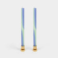 Pivot Candles - Lav. & Green (2 Pack) - 11" Vibrant Tapers