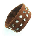 Elastic Fabric With Eyelets Punk Headwrap_CWAHA6306: Black / (OS) 1