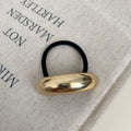 Gold Metal Hair Tie Hair Accessory Hair Band: 1