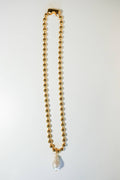 Baroque ball chain necklace