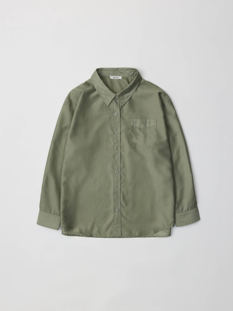 The Weiss Top-  Sheer Button-Down Blouse