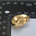 16k Gold Filled Hammered Dome Hoop Earrings | V-071 V-072: Silver