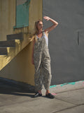 Slouchy Leopard Overalls