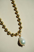 Baroque ball chain necklace