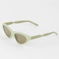 Minimal Tinted Cateye Sunglasses