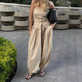 Sage Cotton Balloon Pants