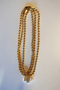 Baroque ball chain necklace