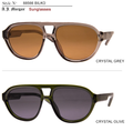 Bilko - Sunglasses: Cry.Olive Green