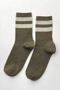 Her Varsity Socks Fern