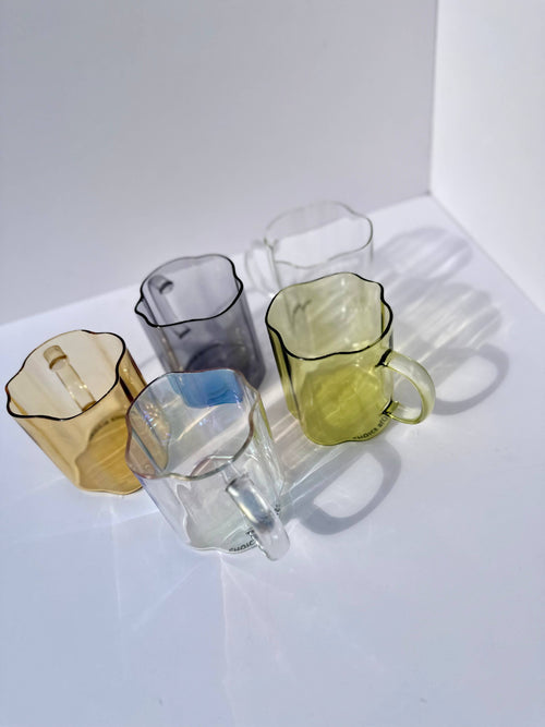 Wavy Glass Mug 15 oz.