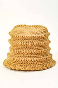 Crochet Knit Fashion Bucket Hat: BE