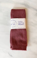 Wool Blend Arm Warmers / Leg Warmers: One Size (20 inches) / Maroon