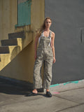 Slouchy Leopard Overalls