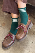 Girlfriend Socks: Hunter Green