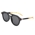 Round Retro Brow-Bar Circle Vintage Style Fashion Sunglasses: No Packaging