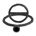 Metal Round Ring Taper Candle Holder - 8 in.