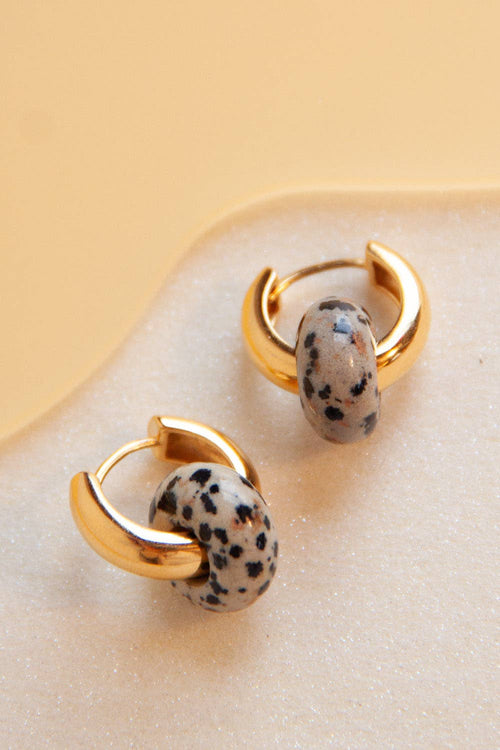 Rondella stone hoops in dalmatian: With hoops
