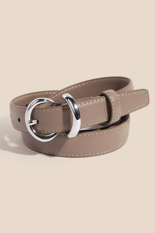 Double Ring Leather Belt