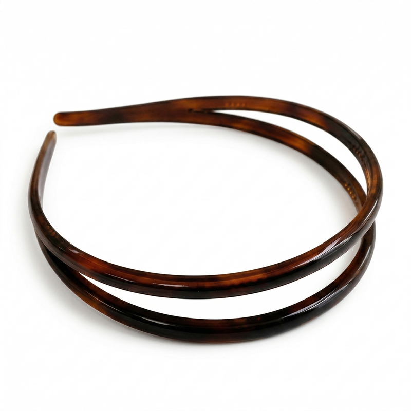 Double Row Tortoise Shell Headband
