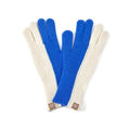 Color Block Simple Ribbed Knit Gloves