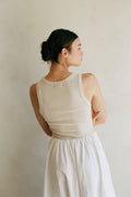 100% Organic Cotton Ribbed Tank Top