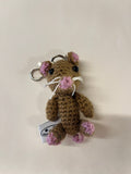 Stahl Knit Animal Keychain
