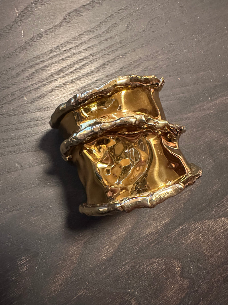 Brutaist Gold Cuff