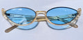 Retro Bottom Round Sunglasses