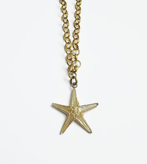 MadeIn Jewelry REAL Starfish Necklace