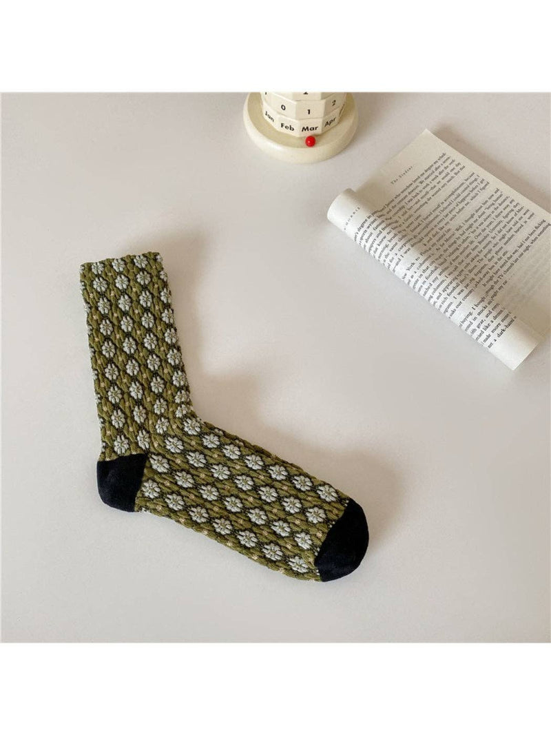 Cluster Bloom Crew Socks