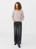 Black Vintage Style Straight Leg Denim Jeans