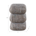 stone wavy candle holder