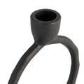 Metal Round Ring Taper Candle Holder 6 in.