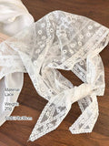 Retro Lace Floral Headscarf Bandana Women N6C004: A04