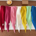 Pure Wool Knit Triangle Scarf Multi-Use_CWOV00279: RED / (OS) 1