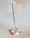 Marble Checks Incense Holder: Rainbow Marble Check